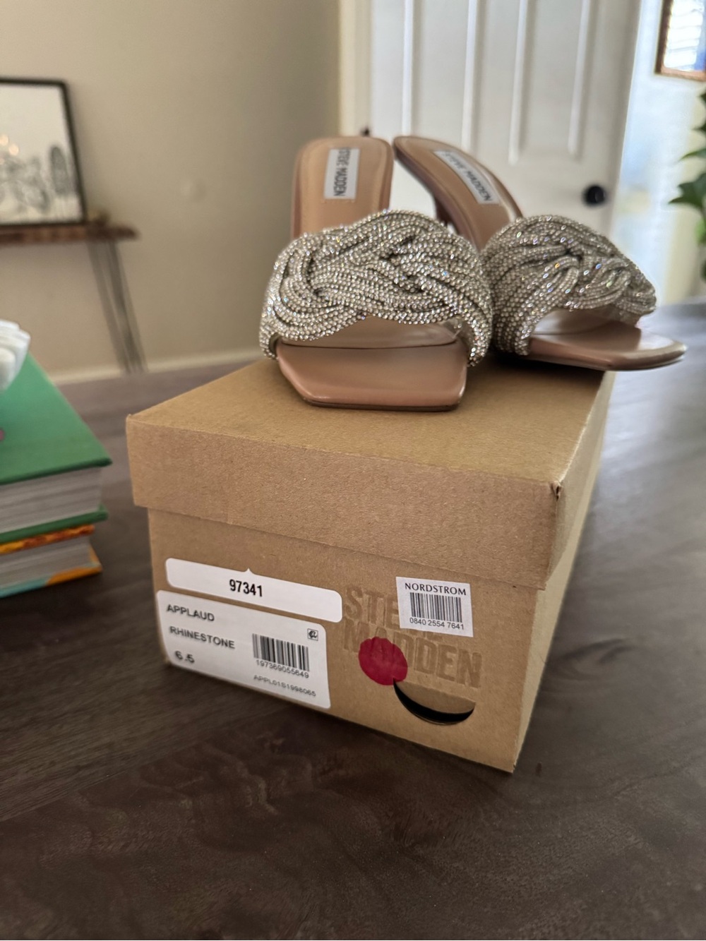 Steve Madden - Rhinestone - Knot Slide Mules - Picture 5 of 8